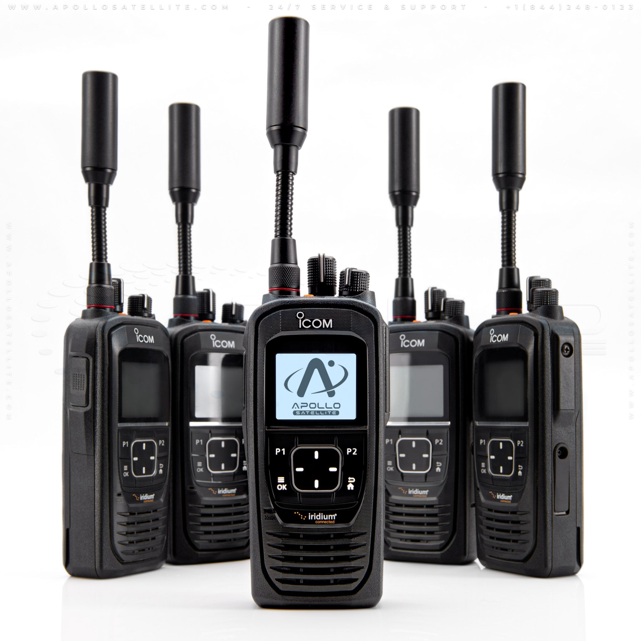 ICOM IC-SAT100 PTT Iridium Satellite Radio Push-To-Talk