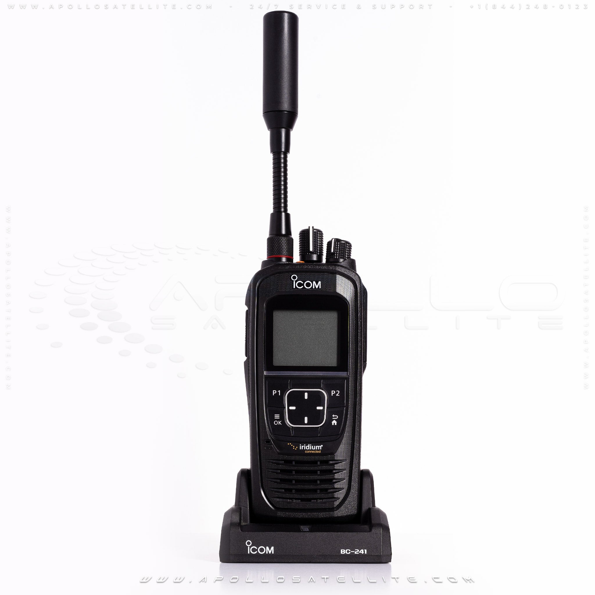 Front View in Charging Cradle